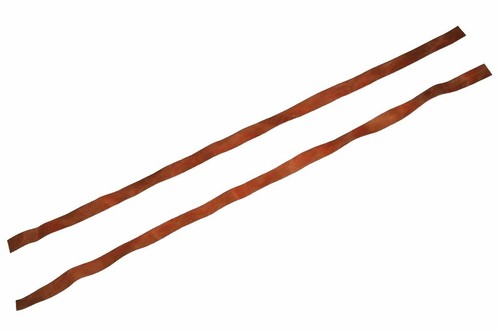 Genuine tan leder lenkergriff - tan,